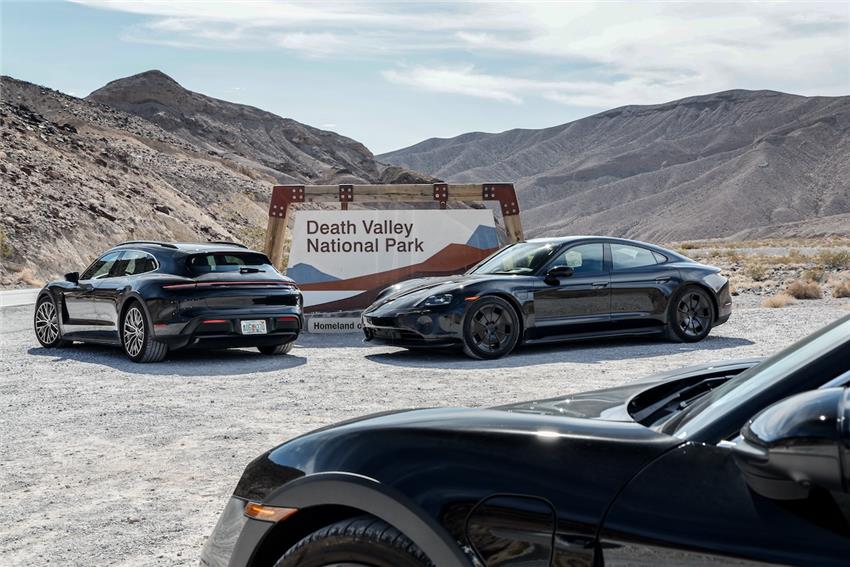 Porsches aankomende elektrische Taycan ondergaat intensieve tests voor de update in het voorjaar van 2024