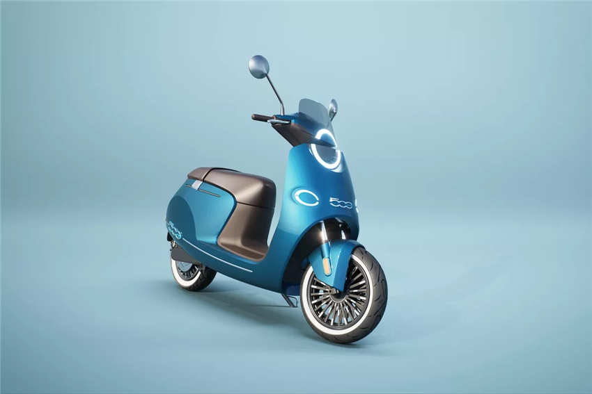 Platum E-Moped 500: Une Touche de Fiat à la Mobilité Électrique